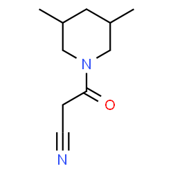 Piperidine, 1-(cyanoacetyl)-3,5-dimethyl- (9CI)结构式