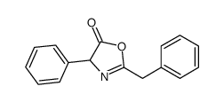 2-benzyl-4-phenyl-4H-1,3-oxazol-5-one Structure