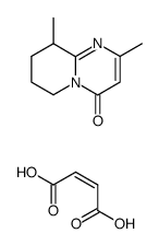 2,9-Dimethyl-6,7,8,9-tetrahydro-pyrido[1,2-a]pyrimidin-4-one; compound with (Z)-but-2-enedioic acid Structure