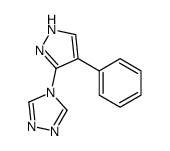 4-(4-phenyl-1H-pyrazol-5-yl)-1,2,4-triazole结构式