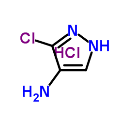 3-Chloro-1H-pyrazol-4-amine hydrochloride (1:1) structure