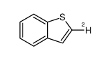 2-deuterobenzo[b]thiophene结构式