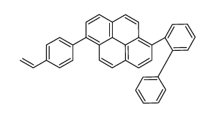 1-(4-ethenylphenyl)-6-(2-phenylphenyl)pyrene Structure