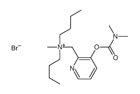 dibutyl-[[3-(dimethylcarbamoyloxy)pyridin-2-yl]methyl]-methylazanium,bromide Structure