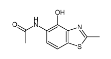 Acetamide, N-(4-hydroxy-2-methyl-5-benzothiazolyl)- (9CI)结构式