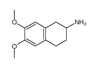 2-NAPHTHALENAMINE, 1,2,3,4-TETRAHYDRO-6,7-DIMETHOXY-, HYDROCHLORIDE Structure