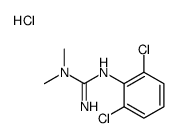 [N'-(2,6-dichlorophenyl)-N,N-dimethylcarbamimidoyl]azanium,chloride结构式