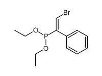 diethyl (2-bromo-1-phenylvinyl)phosphonite Structure