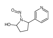 1-nitroso-5-pyridin-3-ylpyrrolidin-2-ol Structure