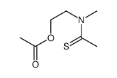 Ethanethioamide,N-[2-(acetyloxy)ethyl]-N-methyl- structure