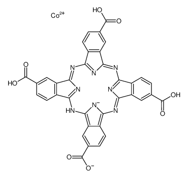 Cobalt tetracarboxyphthalocyanine结构式