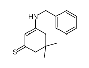 3-(benzylamino)-5,5-dimethylcyclohex-2-ene-1-thione Structure