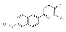 methyl 4-(6-methoxynaphthalen-2-yl)-4-oxo-butanoate Structure