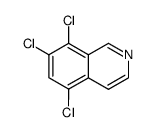 5,7,8-trichloroisoquinoline Structure