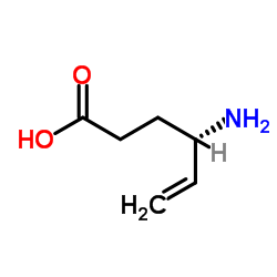 S(+)-4-氨基己烯酸结构式