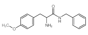 Hydrocinnamamide,a-amino-N-benzyl-4-methoxy-, L- (8CI) structure