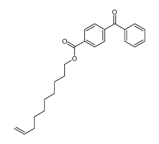 dec-9-enyl 4-benzoylbenzoate结构式