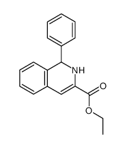 ethyl 1,2-dihydro-1-phenylisoquinoline-3-carboxylate Structure