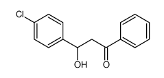 3-(4-chlorophenyl)-3-hydroxy-1-phenylpropan-1-one Structure