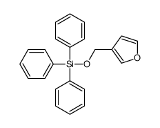 furan-3-ylmethoxy(triphenyl)silane Structure