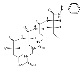 H-Leu-Arg-Arg-Ile-N2H2Ph结构式