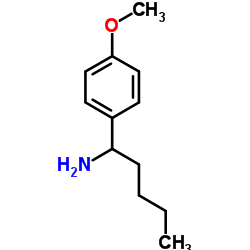 1-(4-methoxyphenyl)pentan-1-amine structure