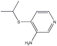 3-Pyridinamine, 4-[(1-methylethyl)thio]- Structure