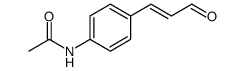 Acetanilide,4-(2-formylvinyl)- (5CI) Structure