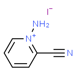 Pyridinium, 1-amino-2-cyano-, iodide (9CI) structure