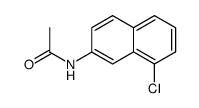 N-(8-chloro-[2]naphthyl)-acetamide Structure