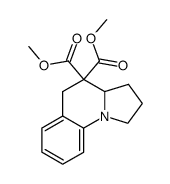 Dimethyl 1,2,3,3a,4,5-Hexahydropyrrolo<1,2-a>quinoline-4,4-dicarboxylate结构式