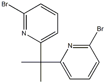 6,6'-(propane-2,2-diyl)bis(2-bromopyridine)结构式