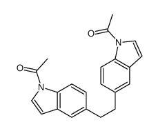 1-[5-[2-(1-acetylindol-5-yl)ethyl]indol-1-yl]ethanone结构式