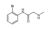 Acetamide, N-(2-bromophenyl)-2-(methylamino) Structure