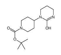 tert-butyl 4-(2-oxo-1,3-diazinan-1-yl)piperidine-1-carboxylate Structure