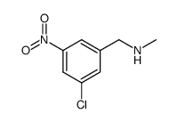 (3-Chloro-5-nitro-benzyl)-methyl-amine Structure