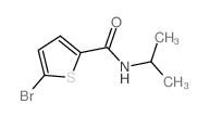 5-Bromo-N-isopropylthiophene-2-carboxamide structure