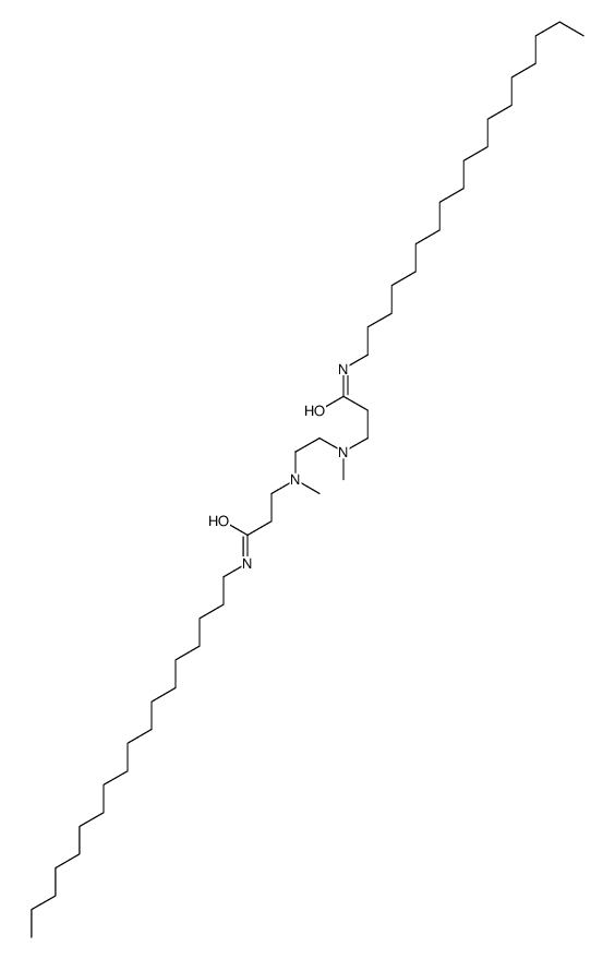 3-[methyl-[2-[methyl-[3-(octadecylamino)-3-oxopropyl]amino]ethyl]amino]-N-octadecylpropanamide结构式