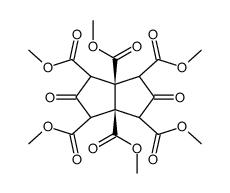 hexamethyl cis-3,7-dioxobicyclo<3.3.0>octane-1,2,4,5,6,8-hexacarboxylate Structure