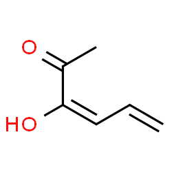 3,5-Hexadien-2-one, 3-hydroxy- (9CI) Structure