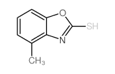 4-甲基苯并[d]噁唑-2-硫醇结构式