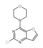 2-chloro-4-morpholin-4-ylfuro[3,2-d]pyrimidine structure