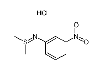 1,1-dimethyl-N-(3-nitrophenyl)-4-sulfanimine hydrochloride结构式