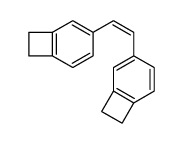 4-[2-(4-bicyclo[4.2.0]octa-1(6),2,4-trienyl)ethenyl]bicyclo[4.2.0]octa-1(6),2,4-triene结构式