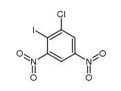 1-chloro-2-iodo-3,5-dinitrobenzene Structure