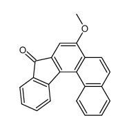 7-Methoxy-naphtho<2,1-c>fluorenon-(9)结构式