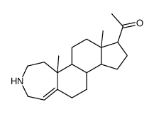 3-Aza-A-homo-pregnen-(4a)-on-(20)结构式