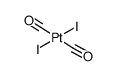 trans-Pt(CO)2I2 Structure