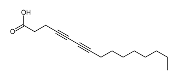 pentadeca-4,6-diynoic acid Structure