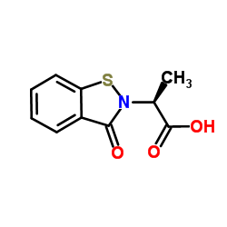 (2S)-2-(3-Oxo-1,2-benzisothiazol-2(3H)-yl)-propanoic acid picture